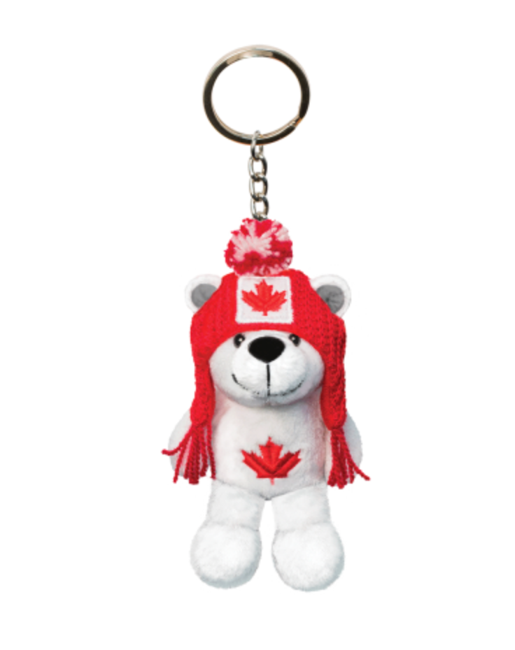 Polar Bear 4" Plush Keychain