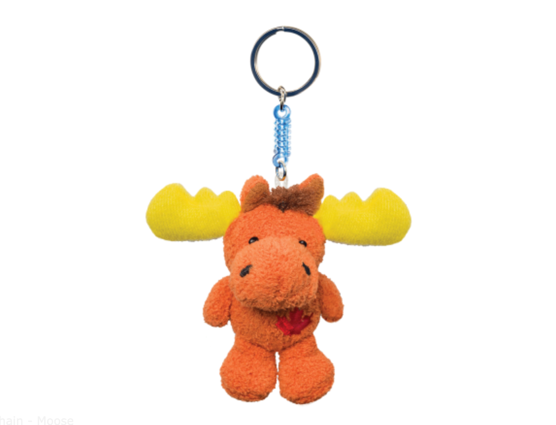 3" Mini Plush Keychain - Moose