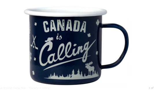 Canadian Camp Mug – “Canada is Calling” Design