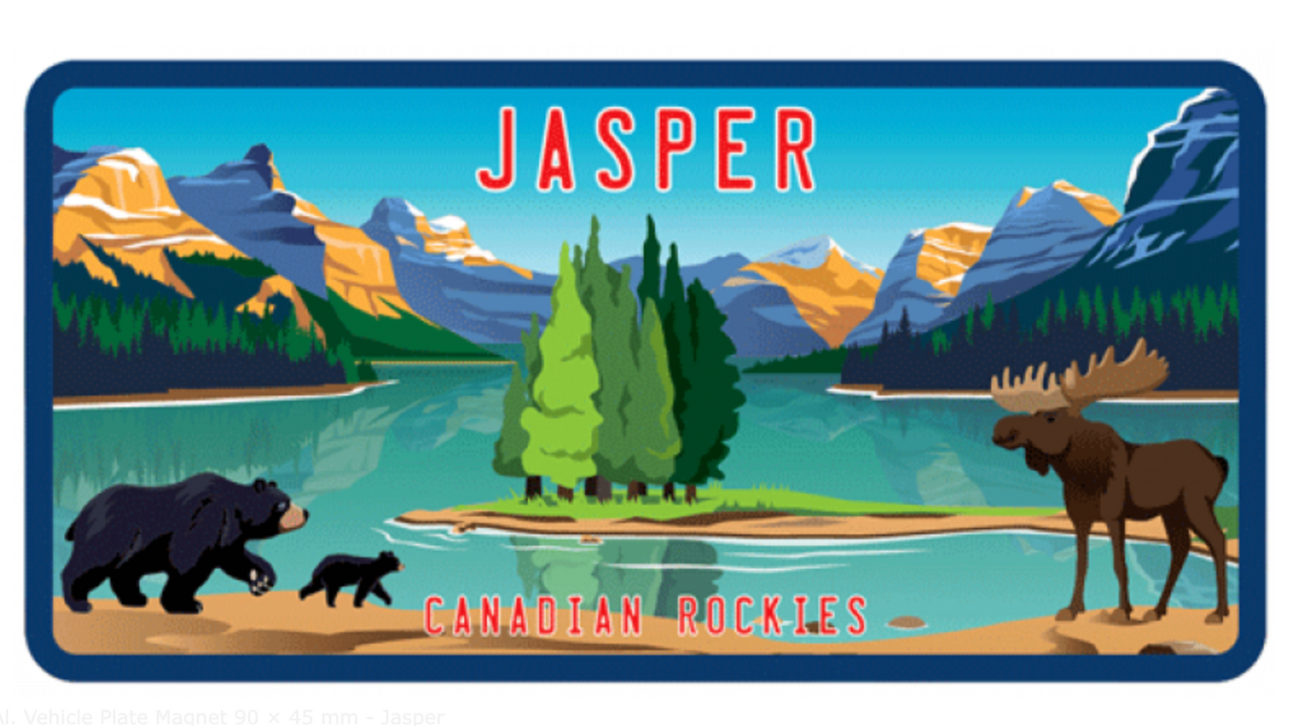 Vehicle Plate Magnet 90 × 45 mm - Jasper