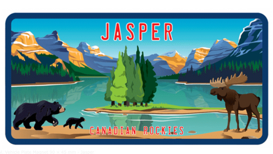 Vehicle Plate Magnet 90 × 45 mm - Jasper