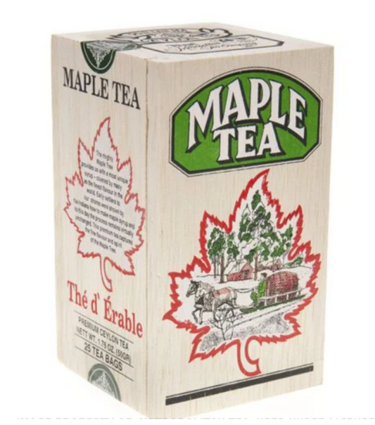 Maple Tea Wooden Box of 25