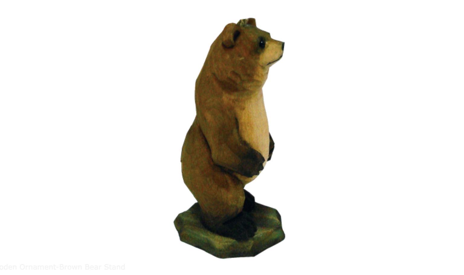 Wooden Ornament-Brown Bear Stand