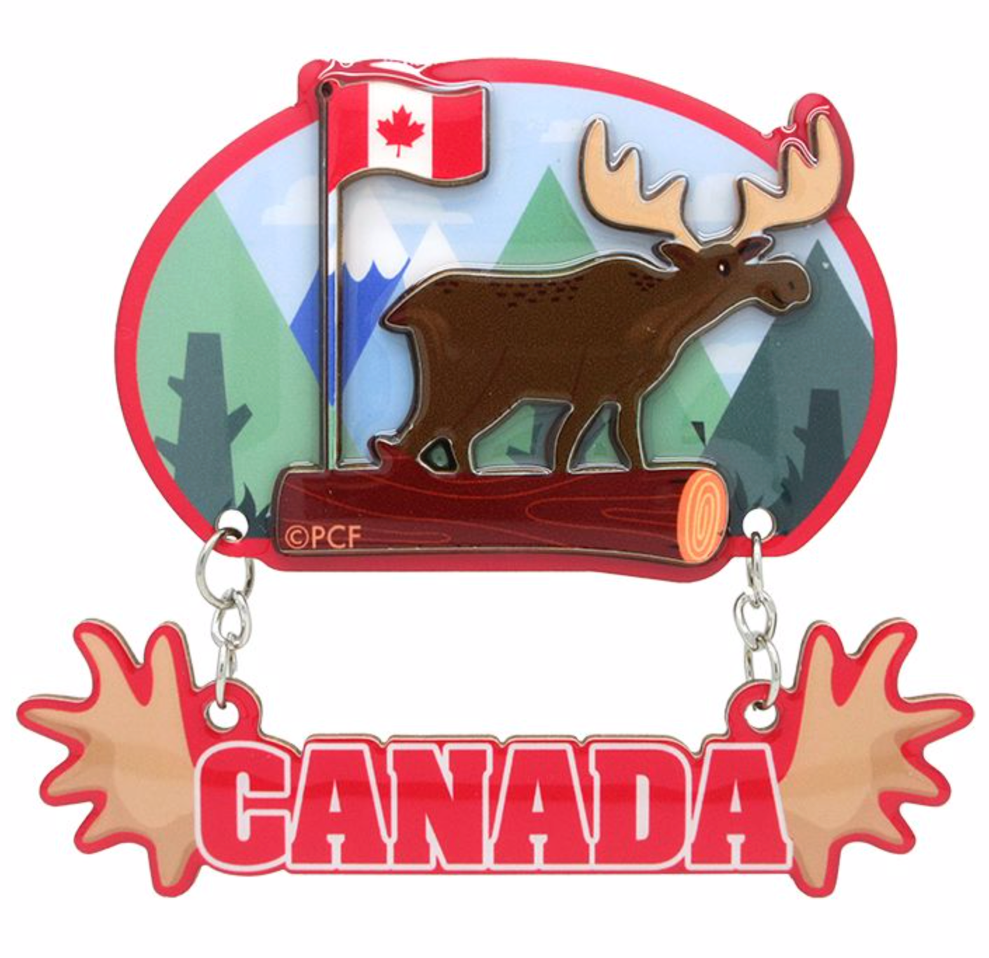 Moose Dangle Magnet