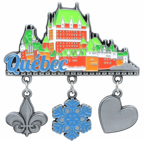 Chateau Frontenac Snow Flake, fleur de lys, heart"