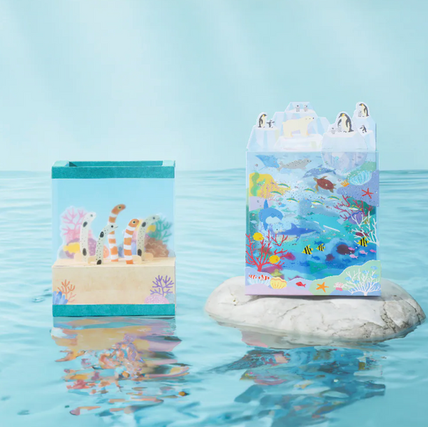 Sanrio Garden eel sea animals Card |3D Greeting Cards