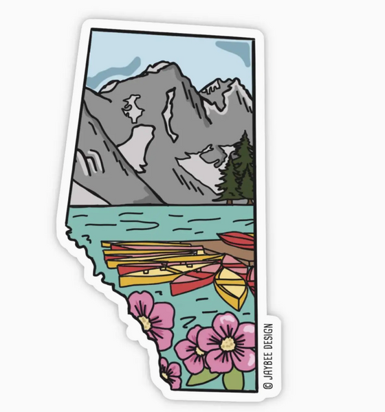 Banff Alberta Vinyl Sticker
