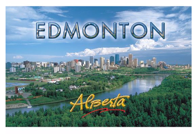 Photo Magnet - 2 x 3'', Sask River & Skyline, Edmonton