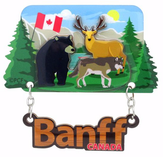 Banff Animals Magnet