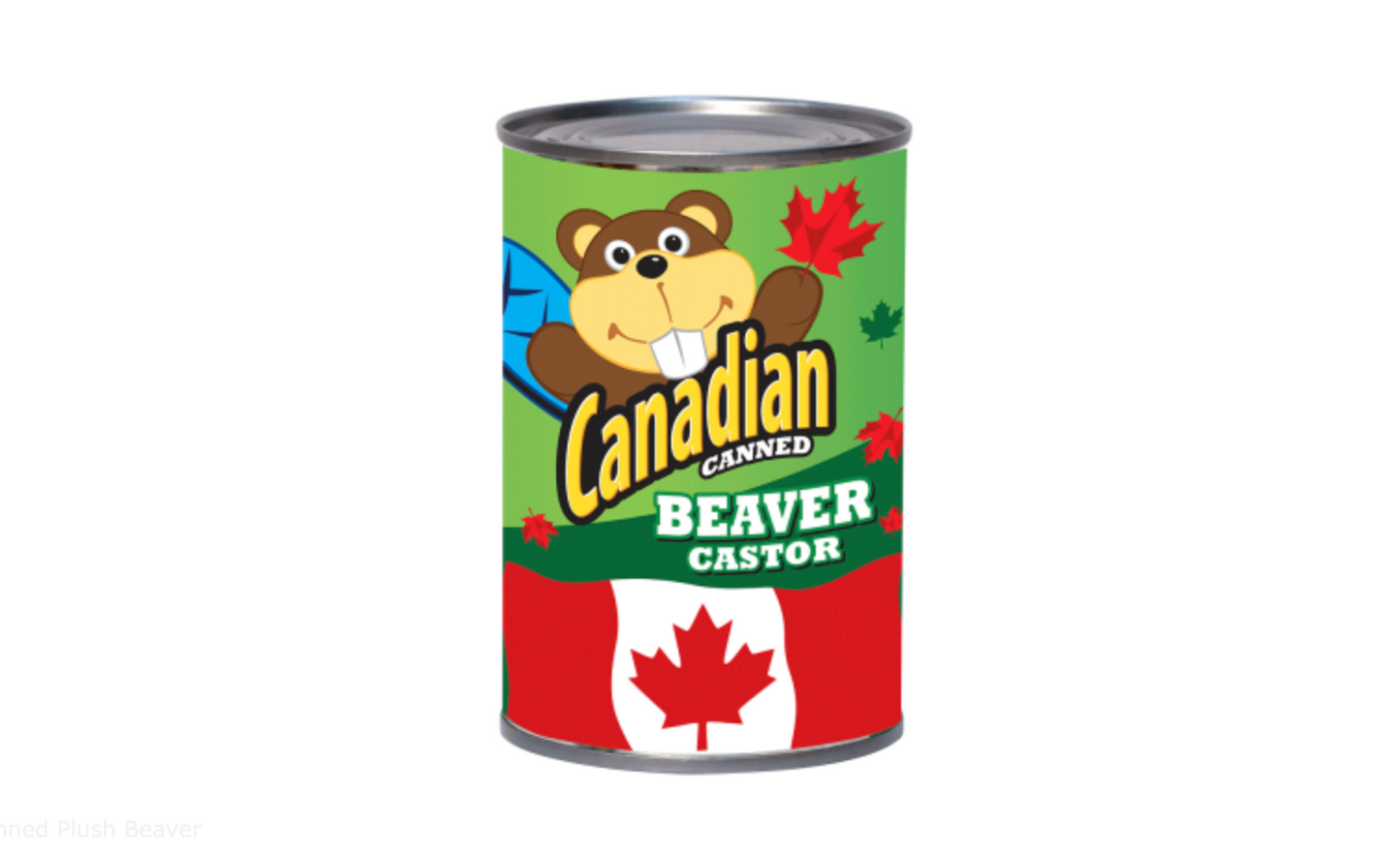 Canned Plush toy Beaver