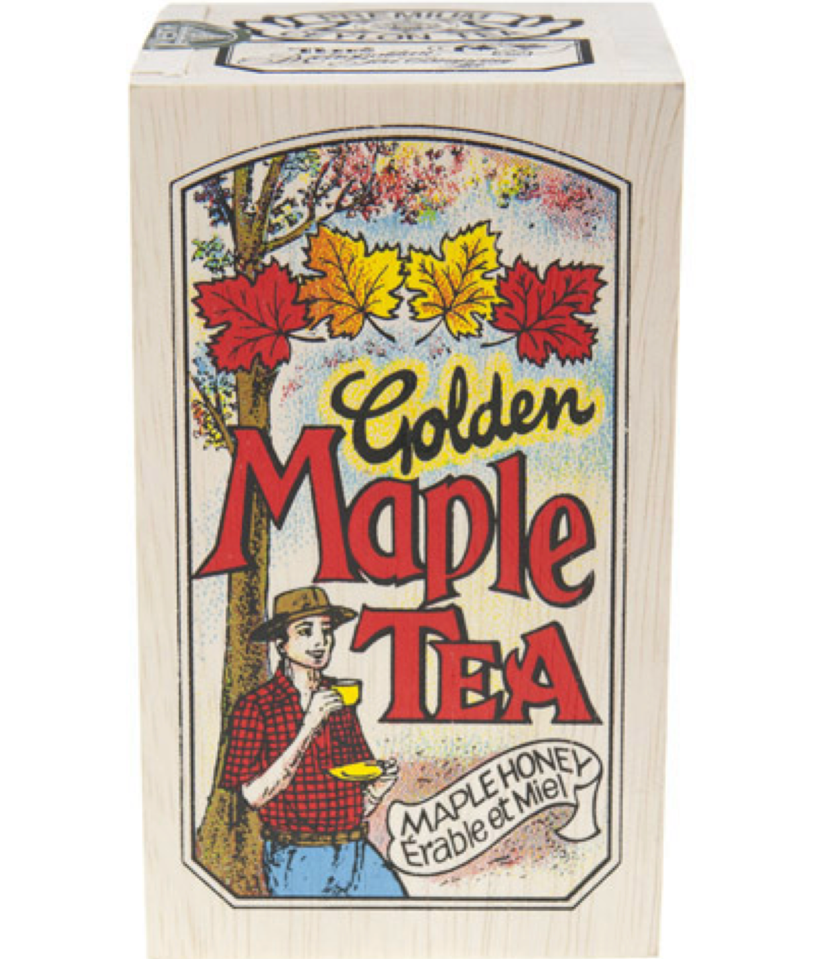Maple Tea & Ice wine tea in the Wood Box - 25 tea bags