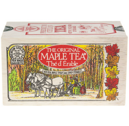 Maple Tea & Ice wine tea in the Wood Box - 25 tea bags