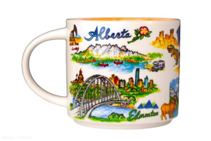Coffee Mug - Sketch - Alberta