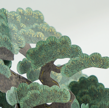 3D Pop-Up Japanese Black Pine Bonsai Greeting Card