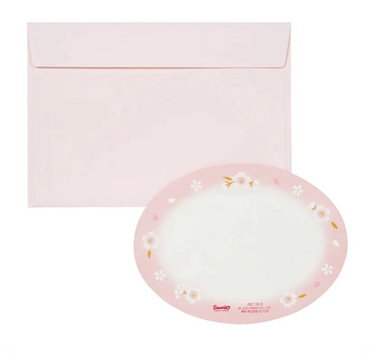 3D Laser Pop-Up Transparent Sakura Greeting Card