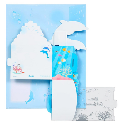 Sanrio Other Message Card Summer Swaying Dolphin
