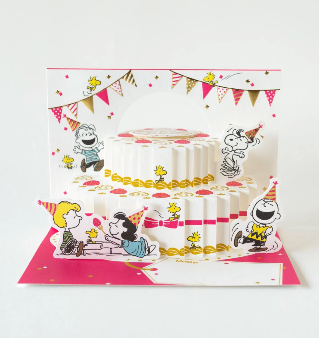 Hallmark Peanuts Snoopy 3D Pop-Up Birthday Greeting Card