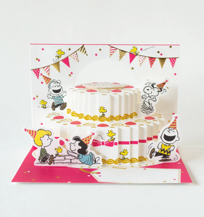 Hallmark Peanuts Snoopy 3D Pop-Up Birthday Greeting Card