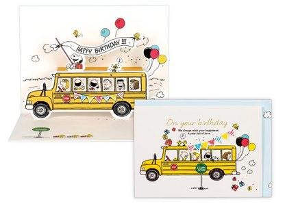 Hallmark Peanuts Snoopy 3D Pop-Up Birthday Greeting Card