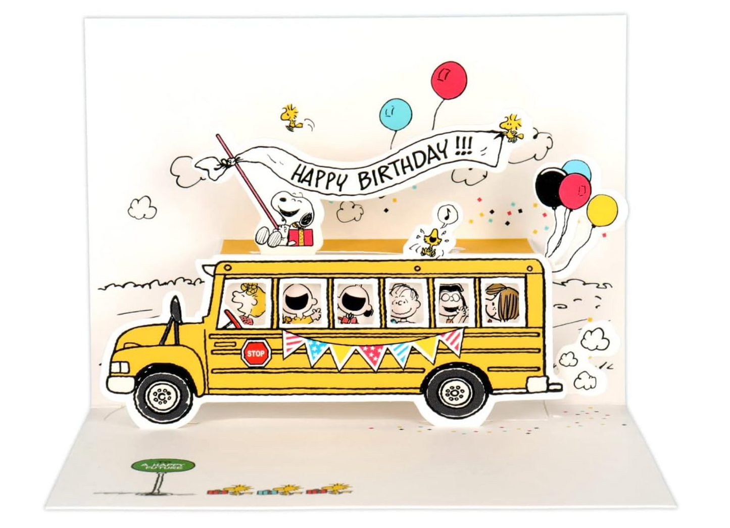 Hallmark Peanuts Snoopy 3D Pop-Up Birthday Greeting Card