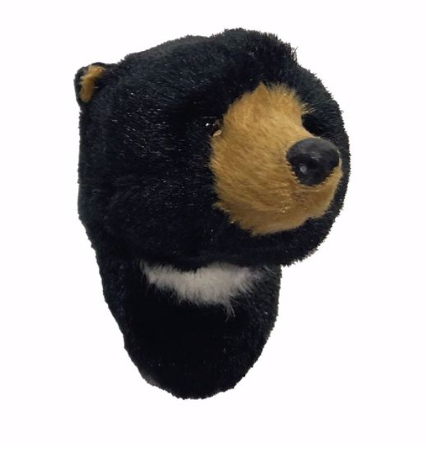 Plush Black Bear Magnet