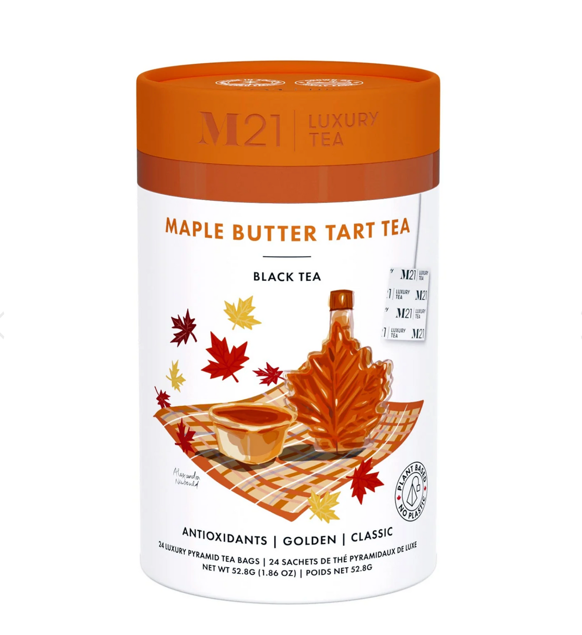 M21 Luxury Tea Paper Cans 24 Bags