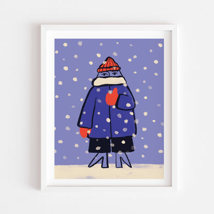 WINTER, 8" x 10" — Poster by Julia GR