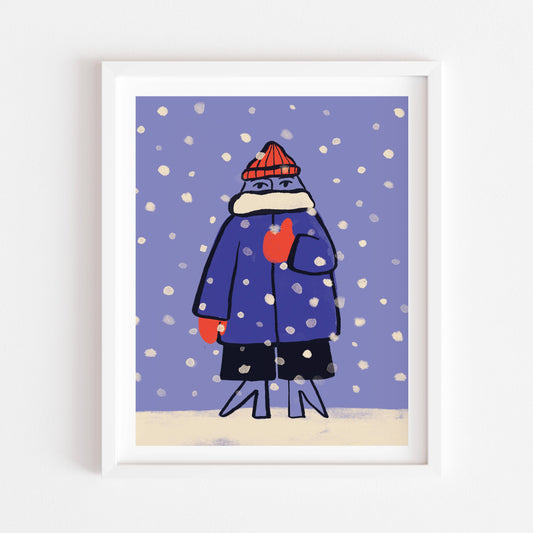 WINTER, 8" x 10" — Poster by Julia GR