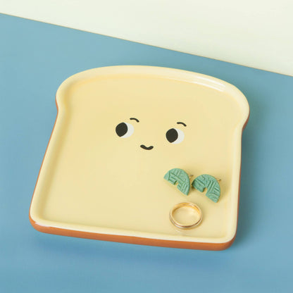 Funny Food Toast Shaped Dish