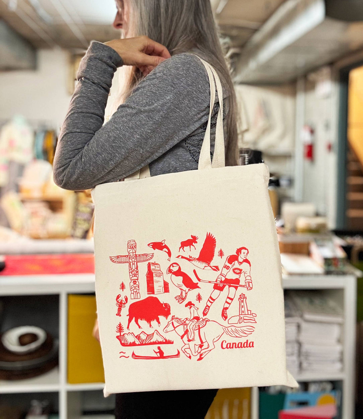 Canada Every Day Canvas Tote Bag