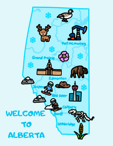 Alberta Post card