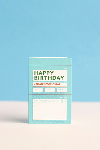 Card : Mini Vintage : Happy Birthday : You are Spectacular