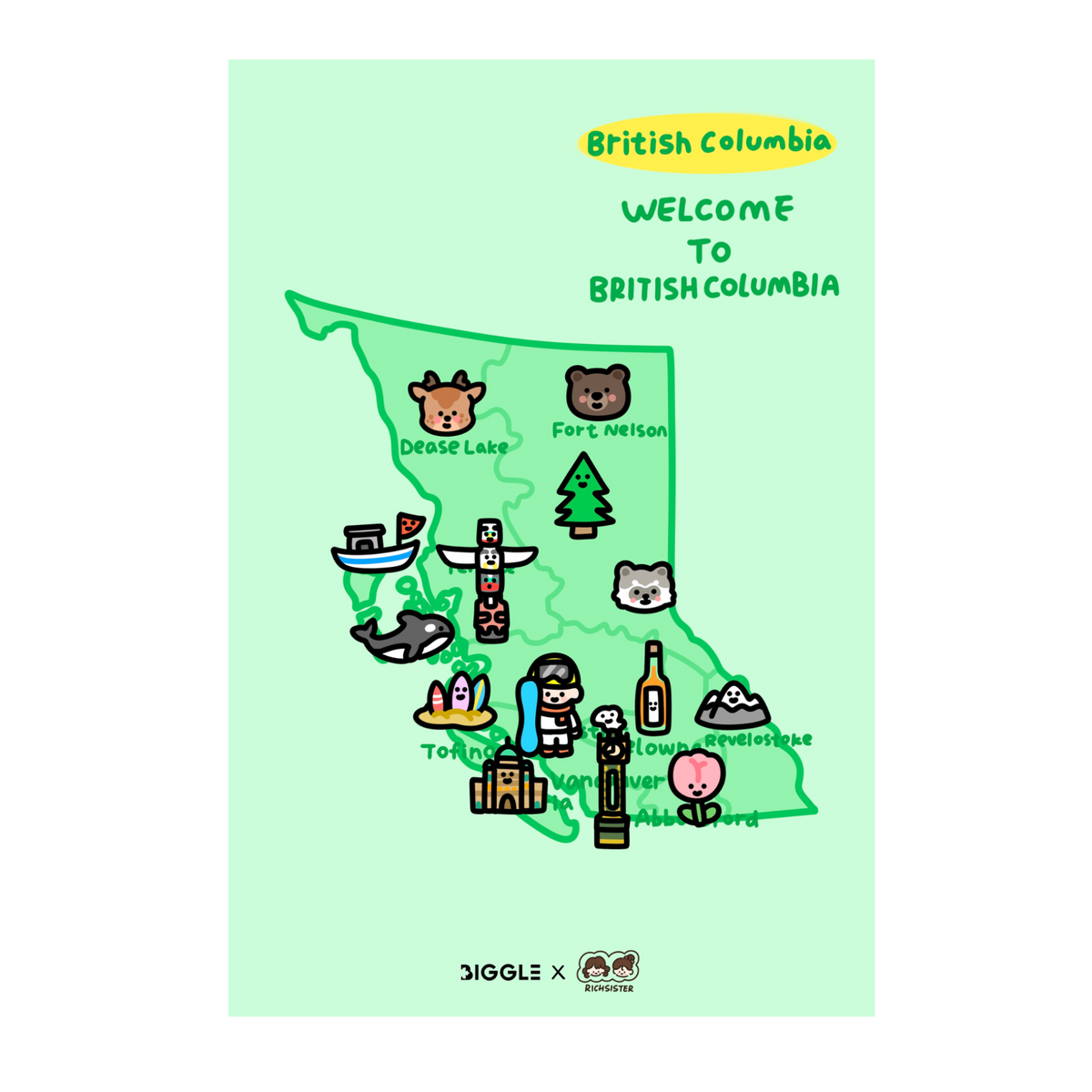 BC Adventure Magnet Set
