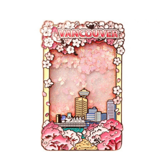 Liquid Motion Magnet - Vancouver Cherry Blossom