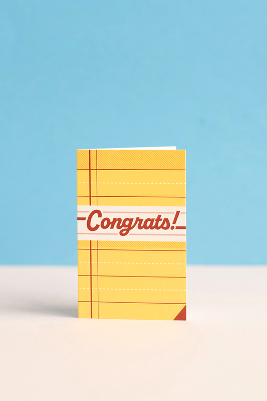 Card : Mini Vintage : Congrats!