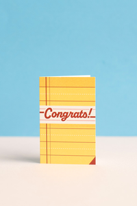 Card : Mini Vintage : Congrats!