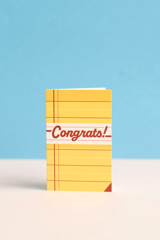 Card : Mini Vintage : Congrats!
