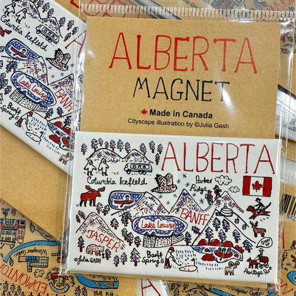 Alberta Cityscape magnet