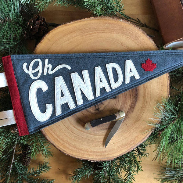 Canadiana Pennant: Boathouse Red
