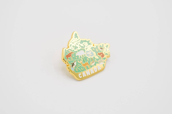 Map of Canada - enamel pin