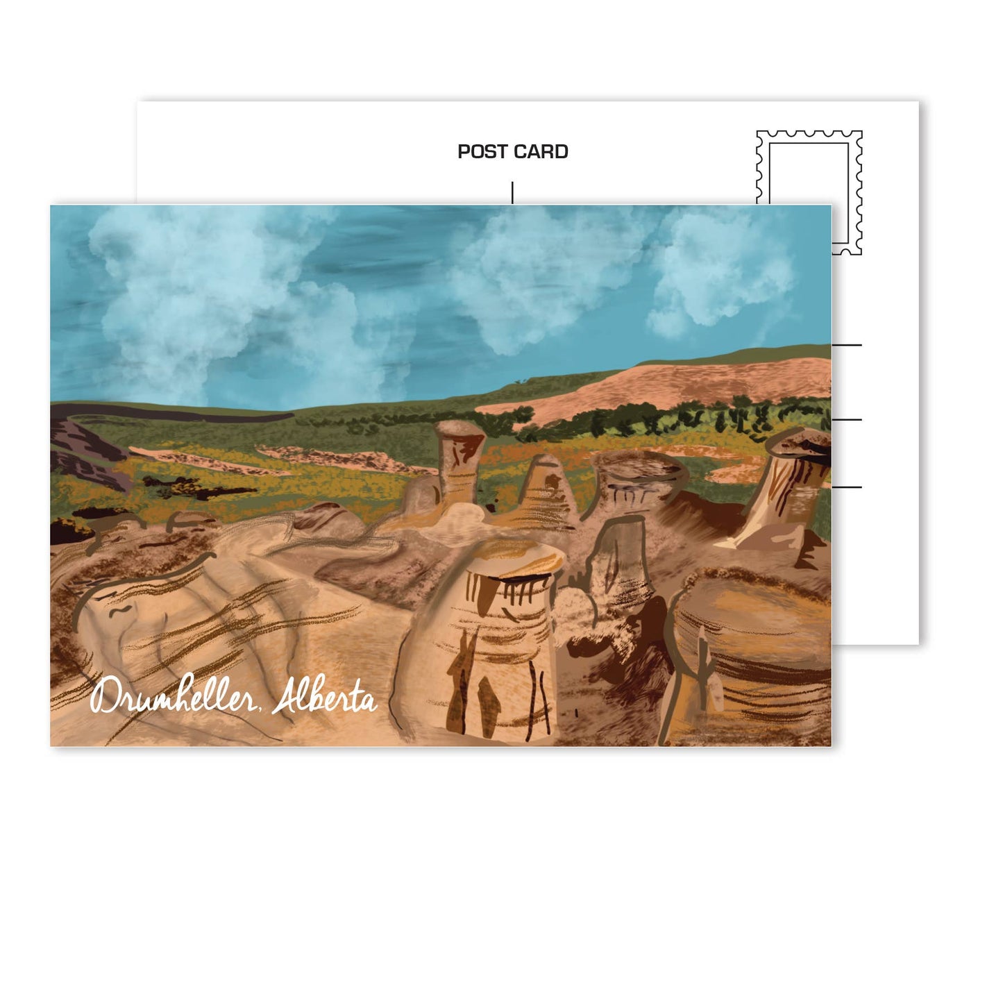 Drumheller Alberta Postcard