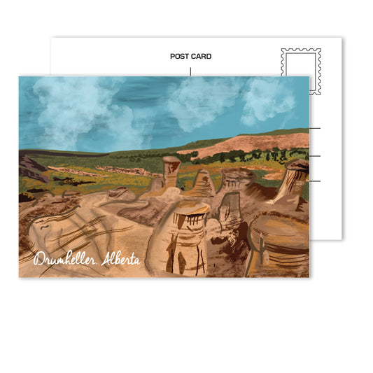Drumheller Alberta Postcard
