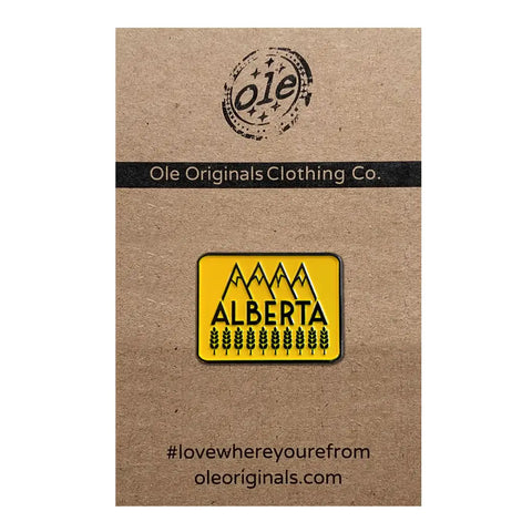 Explore Alberta Enamel Pin