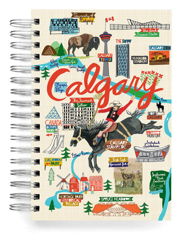 Calgary Jumbo Journal Notebook with City Highlights: 80