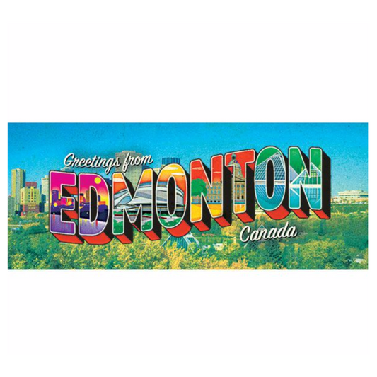Greetings from Edmonton, Canada, Alberta, Magnet, Skyline