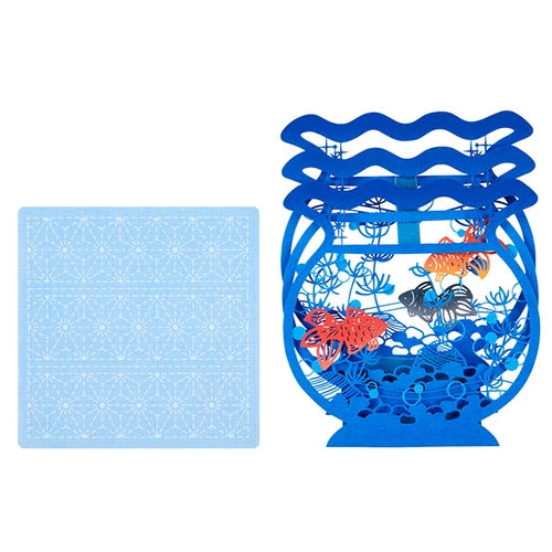 Sanrio Summer Goldfish Bowl Laser-Cut Pop-Up Greeting Card