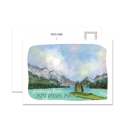 Greetings From Jasper National Park Postcard