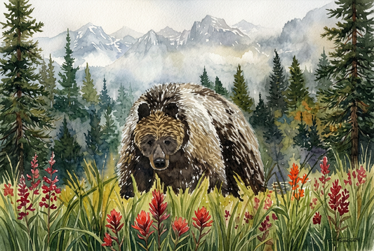 Grizzly Bear Magnet