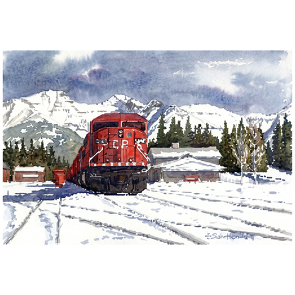 Winter Destination Banff Magnet