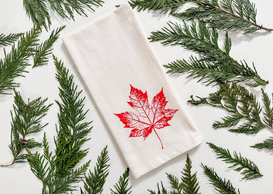 Tea Towel/ Maple Leaf/ Kitchen Towel